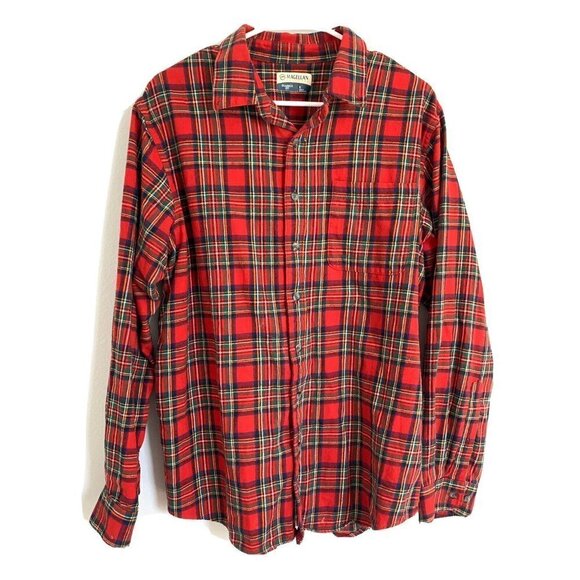 Magellan Outdoors Women Size Large Multicolor Plaid Button Up Classic Fit Shirt - Picture 1 of 4